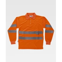 Arbeitspoloshirt langärm Warnschutz C3833 - Arbeitsteam