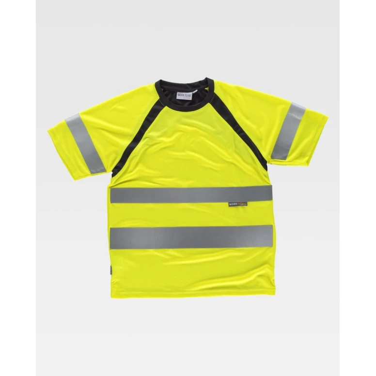 Arbeits-T-Shirt Kombiniert Warnschutz C2941 - Workteam