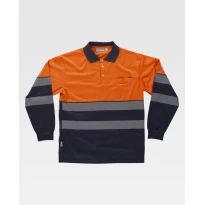 Arbeitspoloshirt langärm Warnschutz C3891 - Arbeitsteam