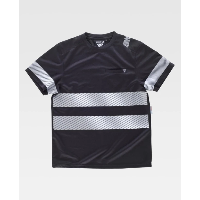 Arbeits-T-Shirt Kurzarm Warnschutz C9243 - Workteam