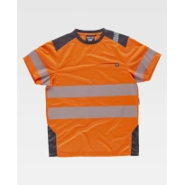 Arbeits-T-Shirt Kurzarm Warnschutz C9241 - Workteam 2