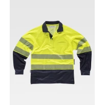 Arbeitspoloshirt Kombiniert M/L Warnschutz C3896 - Workteam