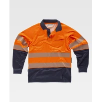 Arbeitspoloshirt Kombiniert M/L Warnschutz C3896 - Workteam 2