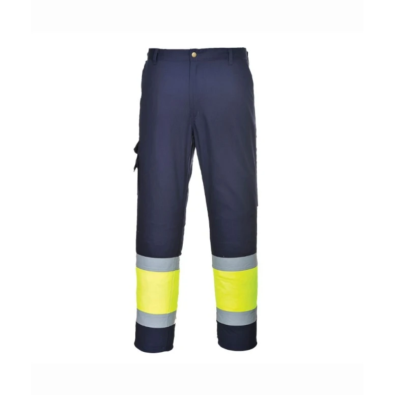 Arbeitshose Combat Zweifarbig Warnschutz Portwest E049