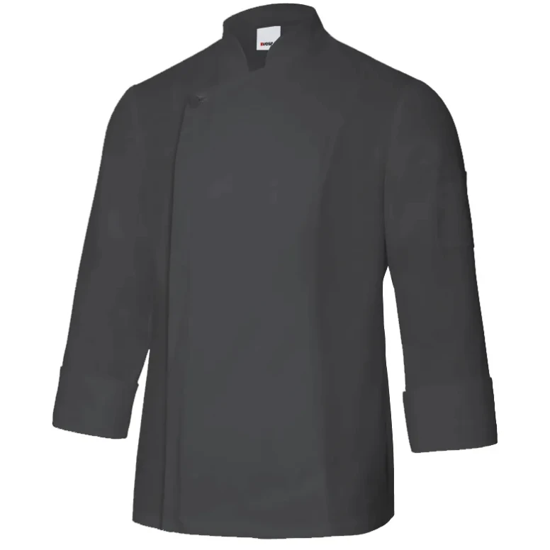Koreanische Arbeitskochjacke mit Reißverschluss Velilla 405202TC