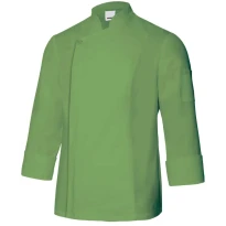 Koreanische Arbeitskochjacke mit Reißverschluss Velilla 405202TC