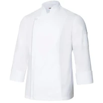 Koreanische Arbeitskochjacke mit Reißverschluss Velilla 405202TC