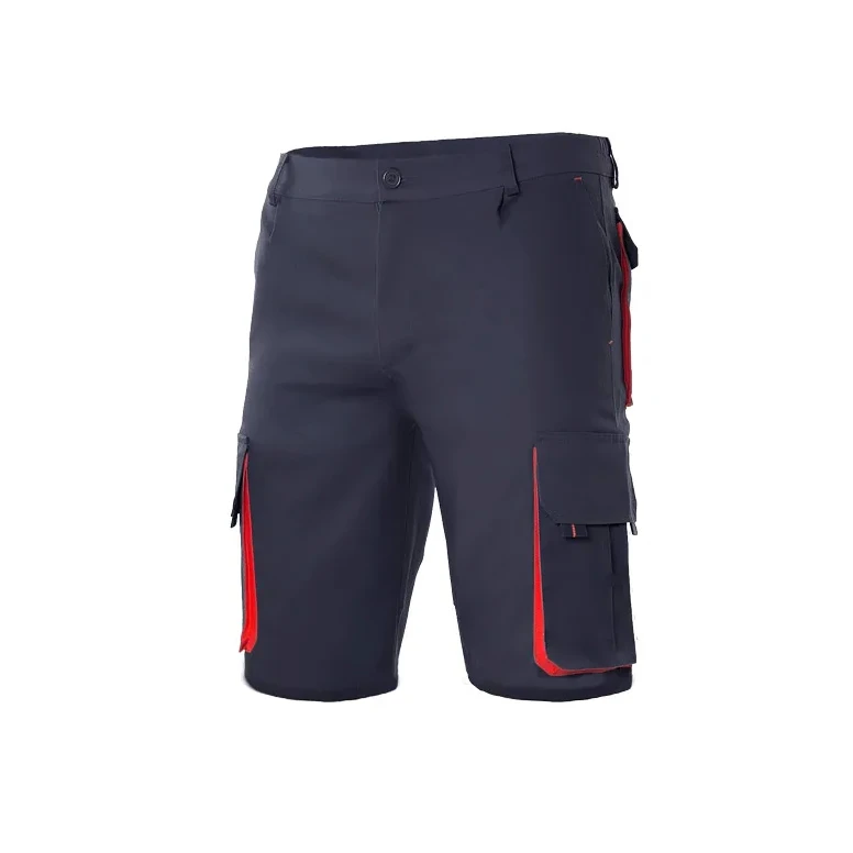 Zweifarbige Arbeitsshort Multitaschen Velilla 103007
