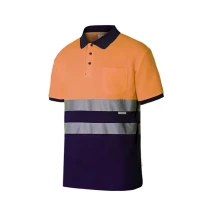 Zweifarbiges Arbeitspoloshirt Warnschutz Velilla 305513