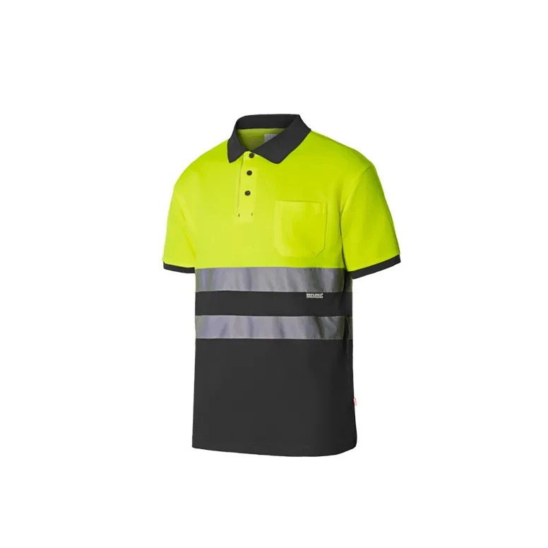 Zweifarbiges Arbeitspoloshirt Warnschutz Velilla 305513