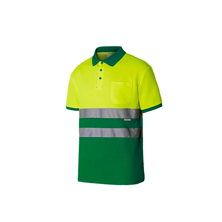 Zweifarbiges Arbeitspoloshirt Warnschutz Velilla 305513