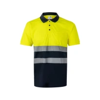 Zweifarbiges Arbeitspoloshirt Warnschutz Velilla 305504