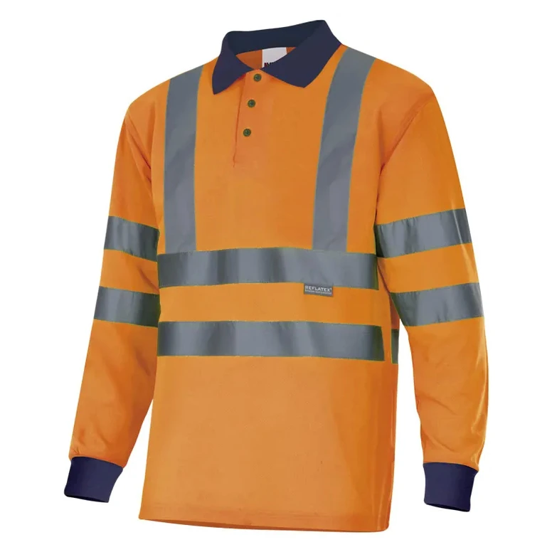 Langarm-Arbeitspoloshirt Warnschutz Velilla 305503