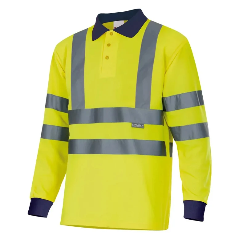 Langarm-Arbeitspoloshirt Warnschutz Velilla 305503