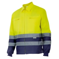 Zweifarbige Fleece-Arbeitsjacke Warnschutz Velilla 153
