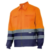 Zweifarbige Fleece-Arbeitsjacke Warnschutz Velilla 153