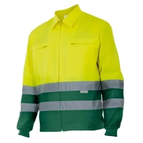 Zweifarbige Fleece-Arbeitsjacke Warnschutz Velilla 153