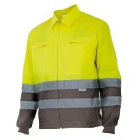 Zweifarbige Fleece-Arbeitsjacke Warnschutz Velilla 153