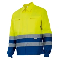 Zweifarbige Fleece-Arbeitsjacke Warnschutz Velilla 153