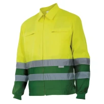 Zweifarbige Fleece-Arbeitsjacke Warnschutz Velilla 153