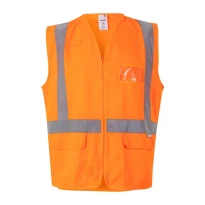 Arbeitsweste Warnschutz Multitaschen Velilla 305903