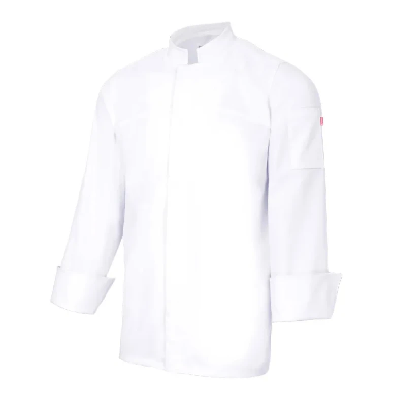 Koreanische Arbeitskochjacke langärm Stretch Velilla 405208S