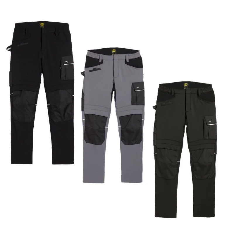 Arbeits-Hose Diadora Multitasche Stretch Carbon 702.175554