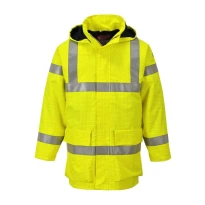 Arbeitsjacke Bizflame Regen Feuerfest Antistatisch Warnschutz Portwest S774