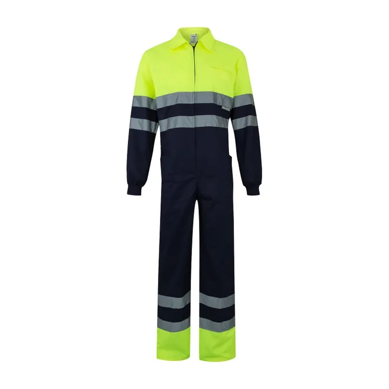 Zweifarbiger Arbeitsoverall Warnschutz Multitaschen Velilla 151
