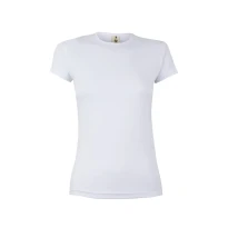 Arbeits-T-Shirt mit Rundhalsausschnitt 100% Baumwolle Velilla Coral Damen MK170WV