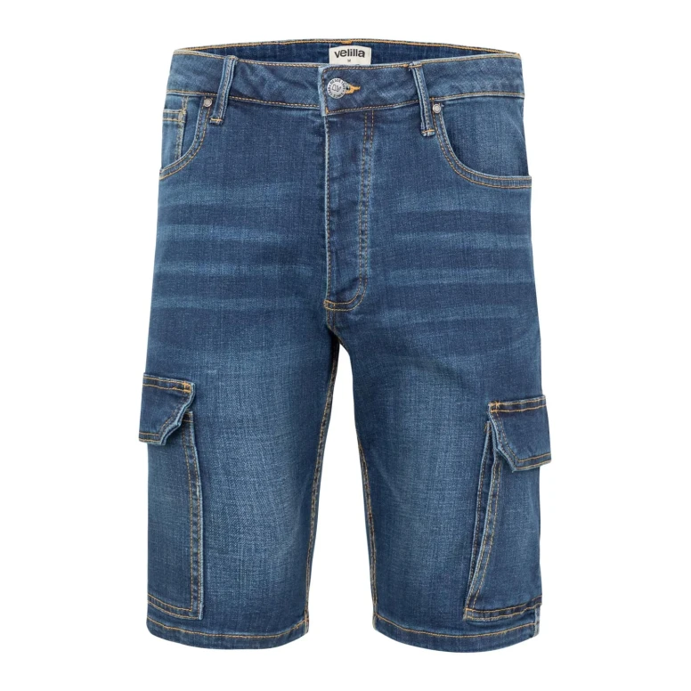 Arbeitsjeansshorts Stretch Multitaschen Velilla 103017S