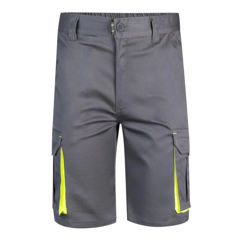 Zweifarbige Arbeitsshort Stretch Multitaschen Velilla 103010S