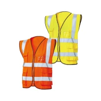 5 Stück - Arbeitsweste Multitaschen Siggi Warnschutz Step One AV 69SE0333/00-9016