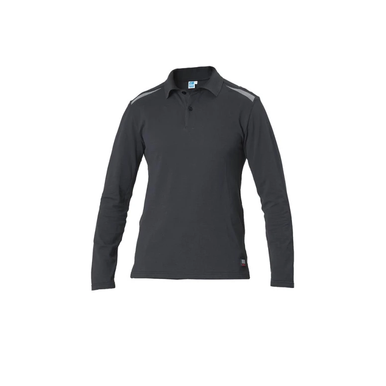 Alles muss raus  -  Langarm-Arbeitspoloshirt 100% Baumwolle Siggi Task 2 23MA0550/00  Größe M Farbe Blau