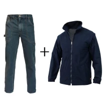 Arbeitsanzug Siggi Mech & Jacke Gran Sasso Siggi mit abnehmbaren Ärmeln