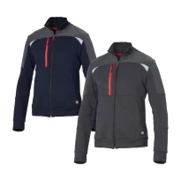 Arbeitssweatshirt Lange Reißverschluss Multitaschen Siggi Finder 71MG0753/00-1089
