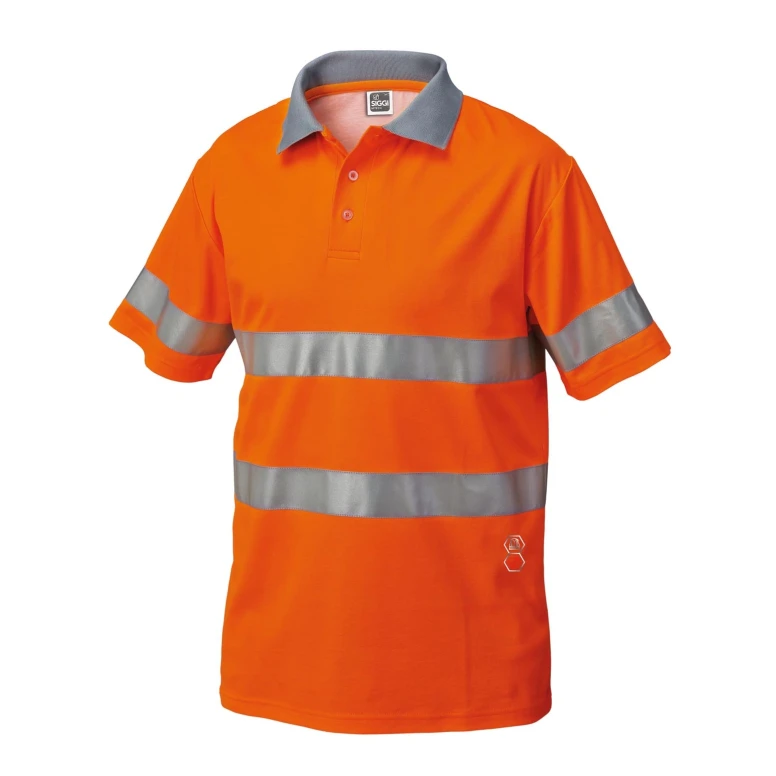 Arbeitspoloshirt M/M Siggi Warnschutz