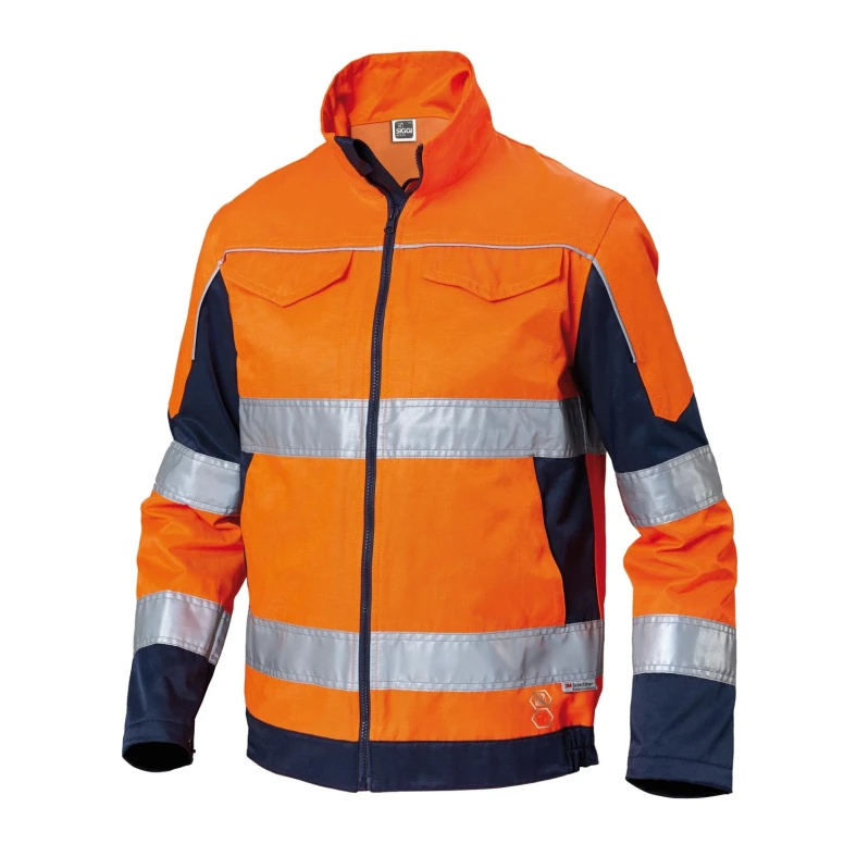 Zweifarbige Arbeitsjacke Siggi Bifarbe Warnschutz