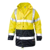 Arbeitsjacke Parka Bifarbe Mit Innenjacke Warnschutz Siggi