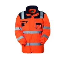 Arbeitsparka Multitaschen Warnschutz Rossini Lindos Hi-Vis HH224