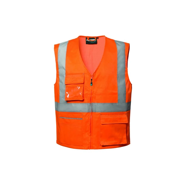 Arbeitsweste Multitaschen Warnschutz Rossini Ken Hi-Vis HH229