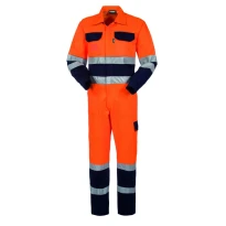Arbeitsoverall Warnschutz Multitaschen Rossini Hi-Vis A40130