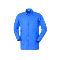 Arbeitshemd Langärm Rossini blaues HH002