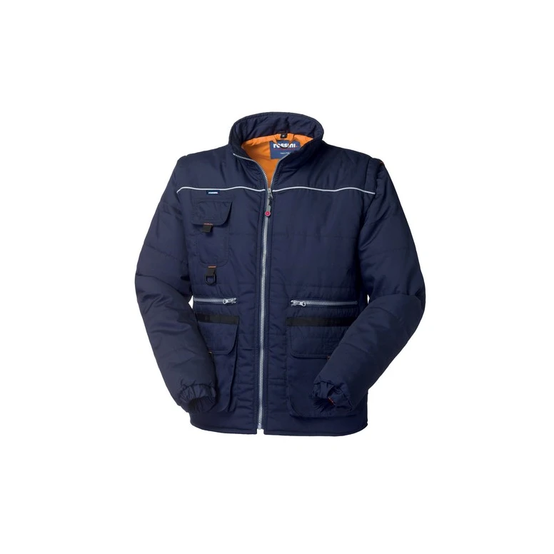 Alles muss raus  - Arbeitsjacke Multitaschen Rossini Ronny HH217 Größe L Blau Schwarz
