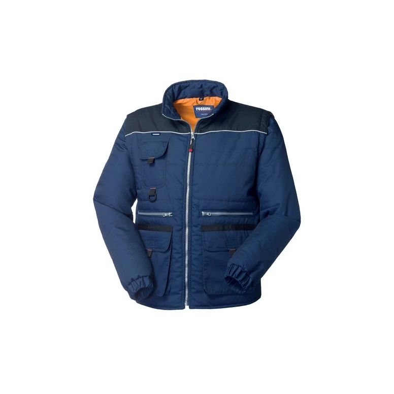 Alles muss raus  - Arbeitsjacke Multitaschen Rossini Ronny HH217 Größe L Blau Schwarz
