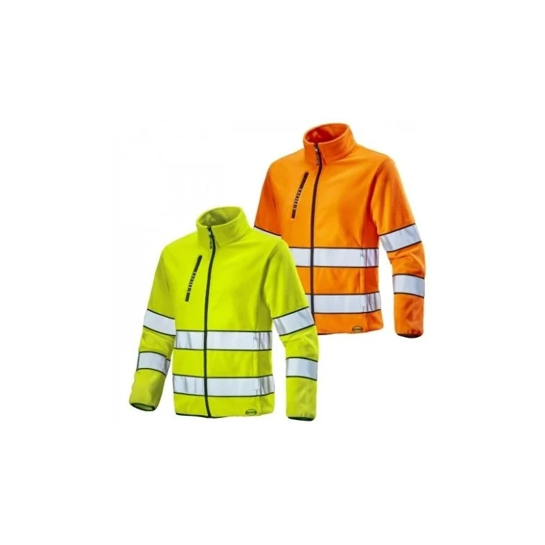 Arbeitsfleece mit durchgehendem Reißverschluss und hoher Sichtbarkeit Sweat Fleece HV 702.172119
