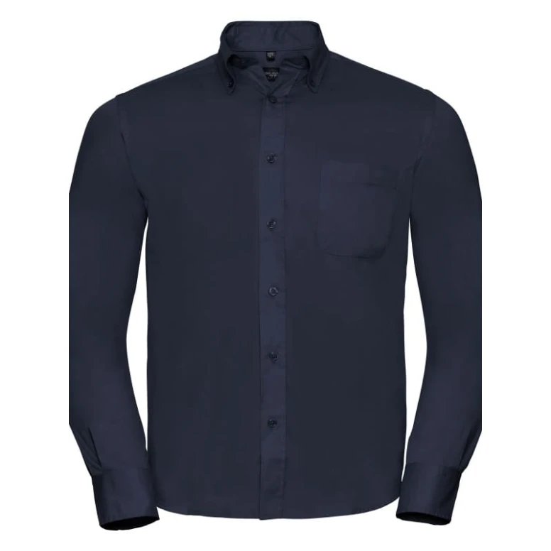 Klassisches Arbeitshemd mit langen Ärmeln Twill Russell - JE916M