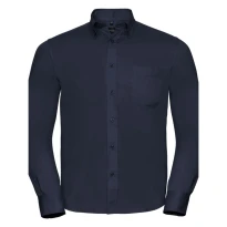Klassisches Arbeitshemd mit langen Ärmeln Twill Russell - JE916M