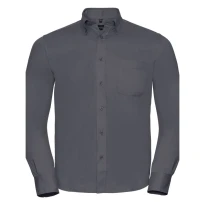 Klassisches Arbeitshemd mit langen Ärmeln Twill Russell - JE916M