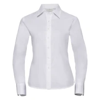 Klassisches Arbeitshemd mit langen Ärmeln Twill Damen Russell - JE916F